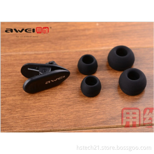 Retail boxes ES-Q3i earphones Awei headphone in ear with microphone Iphone,Samsung,MI,HTC